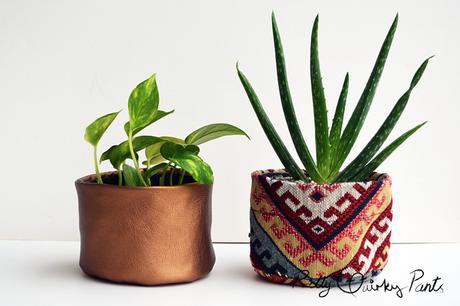 Inspiration - 13 frische DIY-Töpfe für deine Pflanzen und Sukkulenten