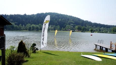 Stand Up Paddling am Sulmsee