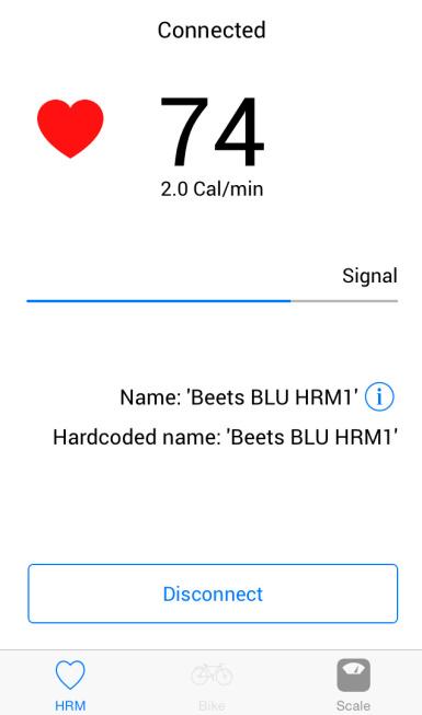 Anzeige in der BB Utility App