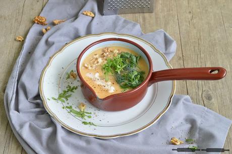 Cremige Kohlrabi Karotten Suppe / Creamy Kohlrabi Carrot Soup
