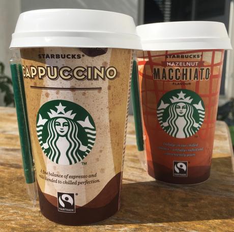 Starbucks Cappuccino und Hazelnut Macchiato
