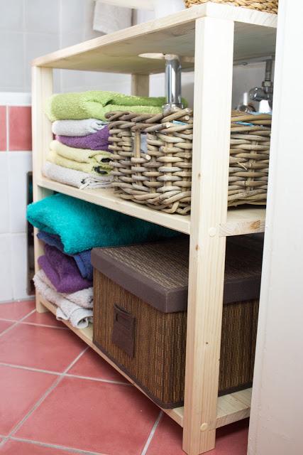 DIY | Waschbeckenregal für das Badezimmer bauen