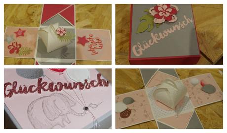 Explosionsboxen, die auf dem Workshop entstanden sind <3