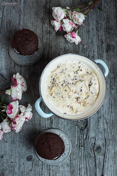 Whoopie Pies mit Chocolate Chip Eis mit Buchtipp