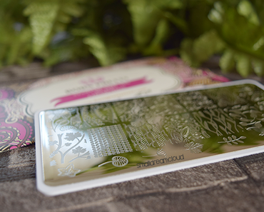 Flower Vine Nail Art Stamp Template*