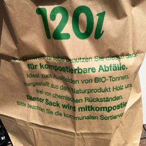 Kompostierbare Mülltüte bei Hallo Frau Nachbar Phönixhof