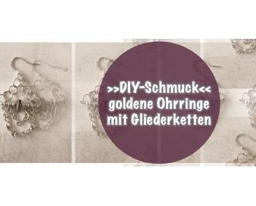 {DIY-Schmuck} goldene Ohrringe