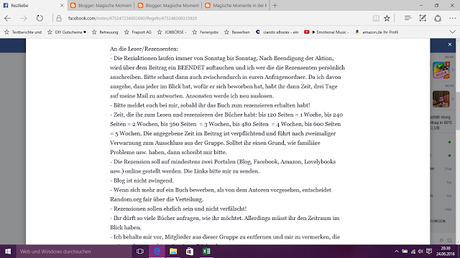 Die Rezensionsgruppe und die viele Arbeit, die dahinter steckt