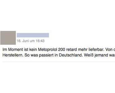 Metoprolol – mit Problemen