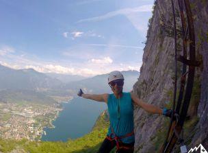 Cima SAT: Klettersteig im Italo-Style