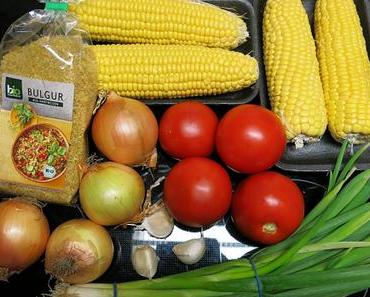 Bulgur und Maiskolben…