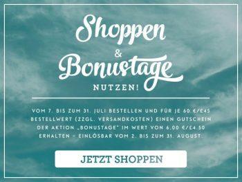 Bonustage Gutschein-Aktion