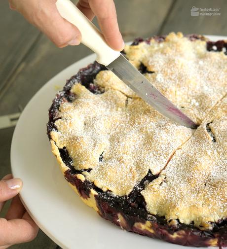 Blueberry Pie (Blaubeer-Tarte) | Madame Cuisine Rezept