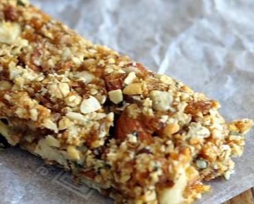 Müsliriegel mit Feigen und Aprikosen