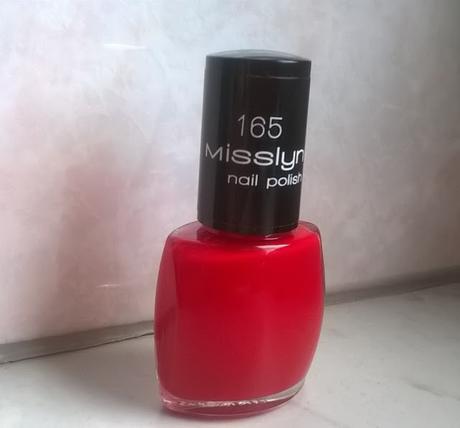 Misslyn nail polish 165 red-hot + Aufgebraucht :)