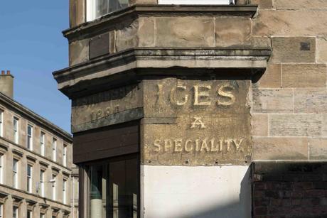 alte Inschrift an der Argyl Street in Glasgow-Finnieston, 23.5.2016, Foto: Robert B. Fishman