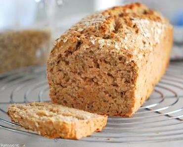 Dinkel-Haferbrot ohne Hefe und mit Buttermilch