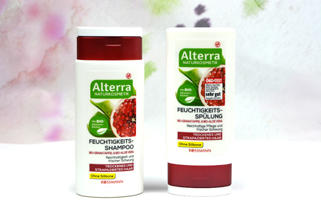 Alterra Naturkosmetik Feuchtigkeits-Shampoo & Spülung für trockenes und strapaziertes Haar