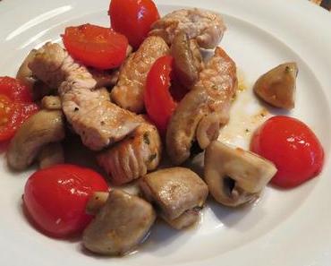 Schnelle Putenpfanne