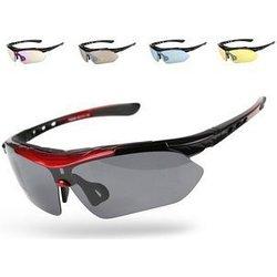 Signstek Outdoor Sport Sonnenbrille Multi Sportbrillen austauschbar 5 Linsen unzerbrechlich Polarized UV400 (Kunststoff)
