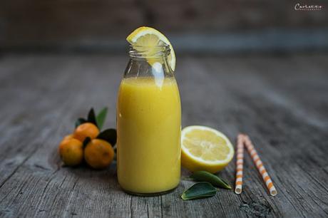 Geeiste Mango Zitrus Limonade