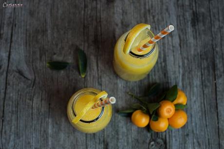 Geeiste Mango Zitrus Limonade