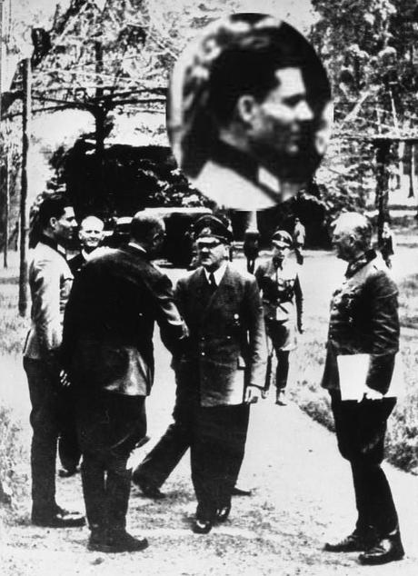 Führerhauptquartier, Stauffenberg, Hitler, Keitel---Stauffenberg