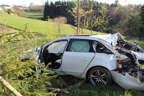 Schwerer Motorradunfall Einruhr