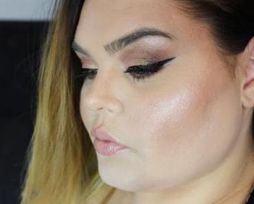 Glowy Make-Up Look with Bronzy Eyes