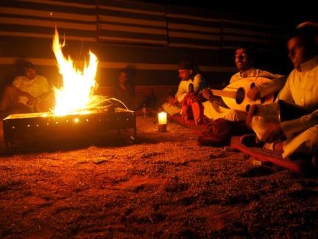 wadi rum in jordan bedouin camp 