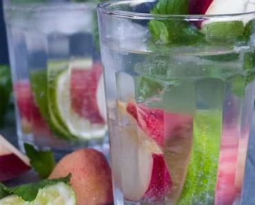 Bergpfirsich Mojito { Alkoholfrei }