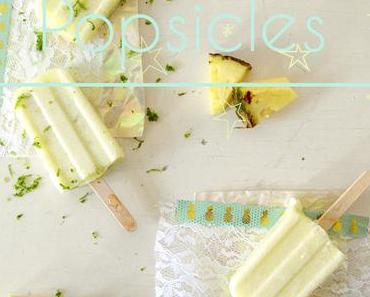 Pina Colada Popsicles