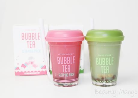 [Review] Etude House Bubble Tea Sleeping Pack