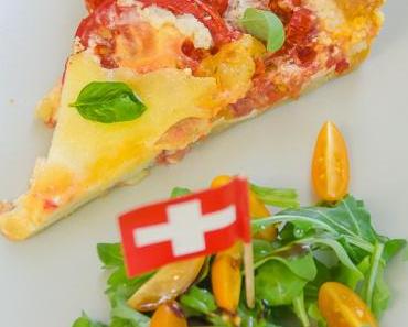 1. August Tomatentarte in Sbrinzteigboden