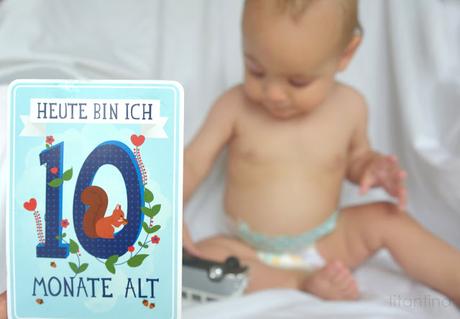 10 Monate Babyglück - Milestonecards