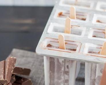 Chocolate Fudge Popsicles – Puddingeis am Stiel