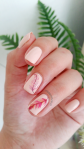 Nude Feather Nail Art*