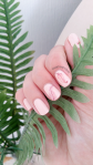 Nude Feather Nail Art*