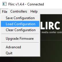 FLIRC Load Konfiguration