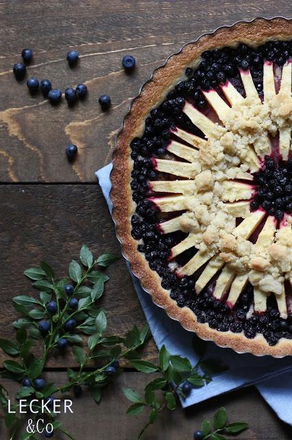 Waldheidelbeer-Apfel-Streuselkuchen Waldheidelbeer-Apfel-Streuselkuchen