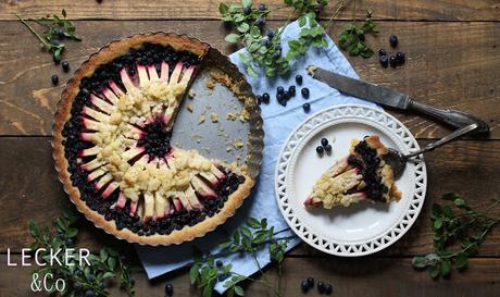 Waldheidelbeer-Apfel-Streuselkuchen Waldheidelbeer-Apfel-Streuselkuchen