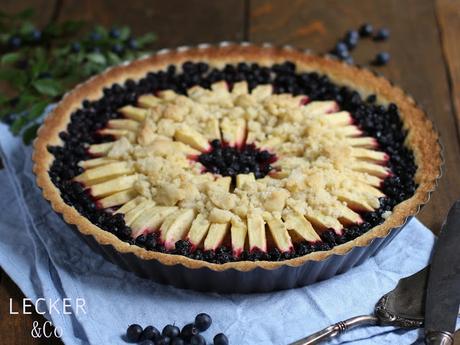 Waldheidelbeer-Apfel-Streuselkuchen Waldheidelbeer-Apfel-Streuselkuchen