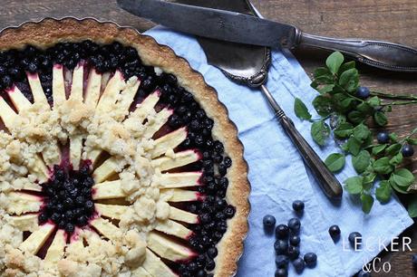 Waldheidelbeer-Apfel-Streuselkuchen Waldheidelbeer-Apfel-Streuselkuchen