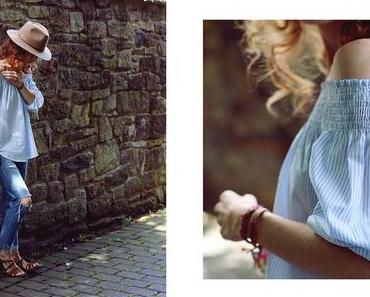 OUTFIT & VLOG { OFF-SHOULDER }