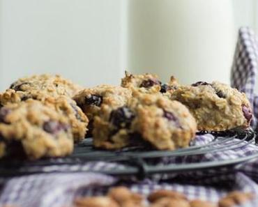 Gesunde Frühstücks-Cookies mit Blaubeeren