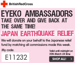 Mit Eyeko den Opfern in Japan helfen