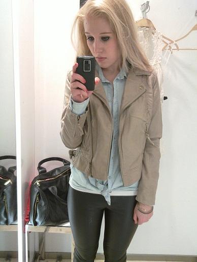 Zara Leather Jacket.