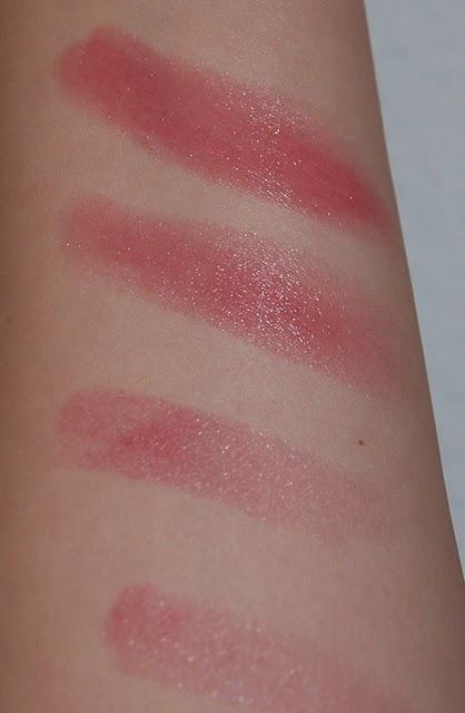 Chanel Rouge Coco Shine Romance Swatches
