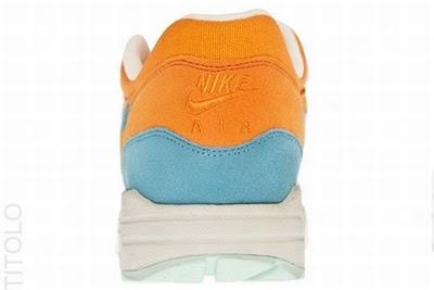 Nike Air Max 1 – Orange/Hellblau