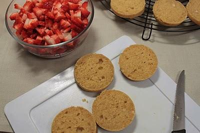 Petits Gâteaux façon tiramisu aux fraises